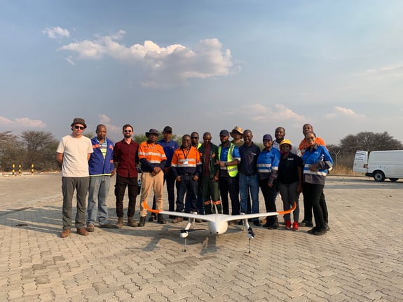 Avy and Drones for Africa in Botswana